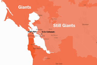Illustration for article titled Which MLB Teams Does Your Town Root For? NYT Interactive Has Answers